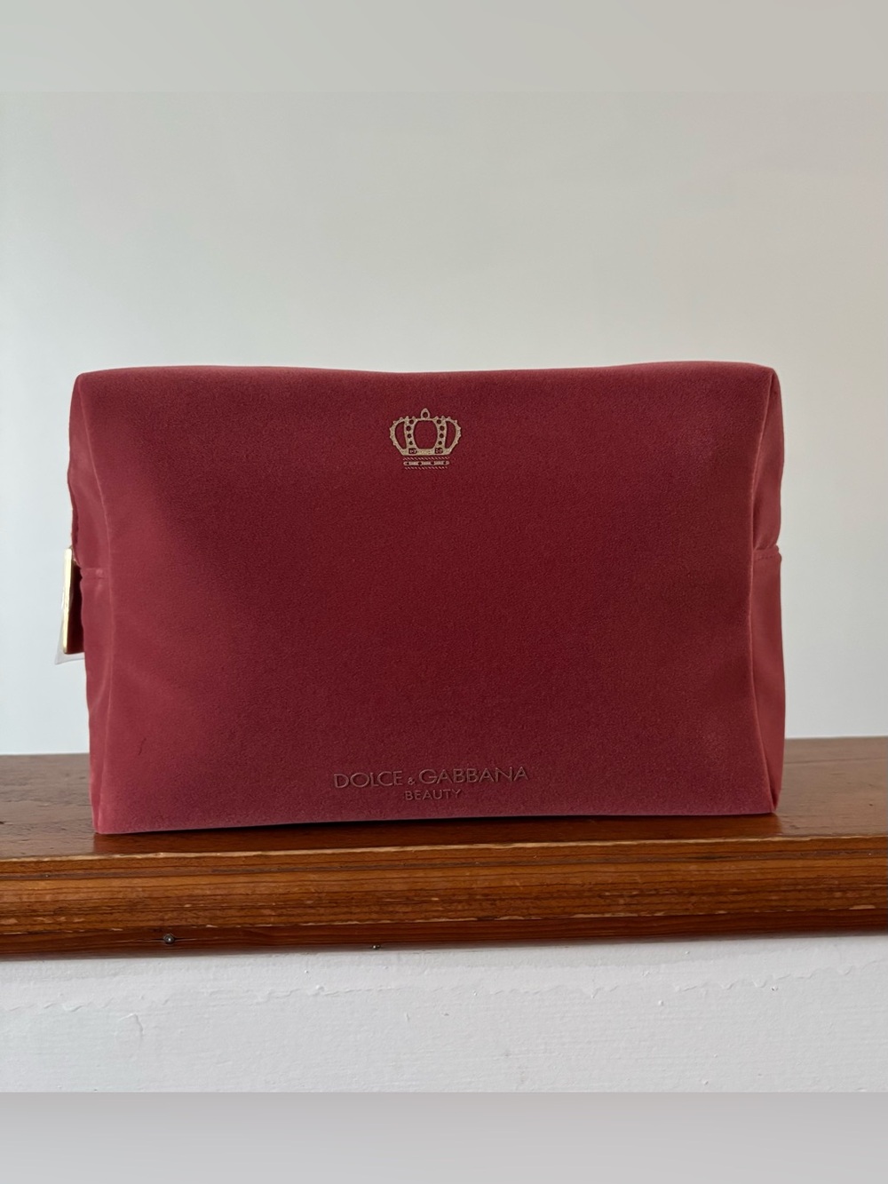Bundle of 3 -Dolce & Gabbana Beauty Velvet Cosmetic Pouch Bundle 3pcs